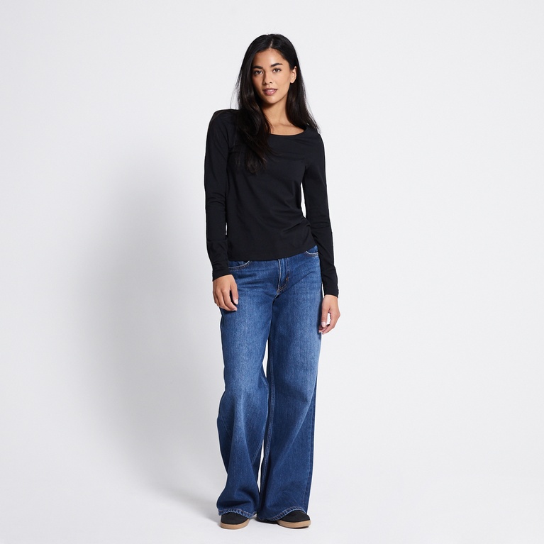 Basic long sleeve top "Fredrika"
